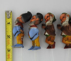 Vintage Hard Plastic Gnome Elves Elf Floral Pick Florist 10pc Lot 3  T