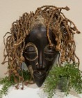 Vtg Antique Hand Carved Wood African Art Primitive Tribal Arts Chokwe Mwana Mask