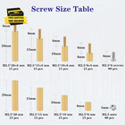 280pcs M2 5 Motherboard Standoffs screws nuts Kit  Hex Male-female Brass Spacer 