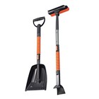 Car Snow Shovel Ice Scraper Brush Retractable Ergonomical For Car Snow Removal