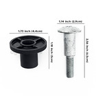 Black Stowable Bed Extender Replacement Bolt For 09-14 Ford F-150 8c3z99286d88a