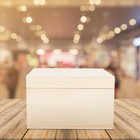 Travel Small Trinket Wood Boxes Storage Container With Lid