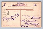 France Levant Trebizonde Turkey To Baltimore Maryland Postcard Exchange 1908    