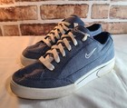 Vtg 1990s Nike Gts Canvas Tennis Shoes Womens Sz 9 Retro Sneakers Blue White Guc