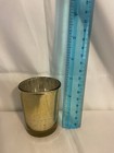 Gold Glass Votive Tea Light Holder    home-wedding-decor Box Of 18 Brand New