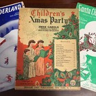 Lot Of 4 Vintage 1930s 40s Christmas Piano Music Sheets Santa Claus Wonderland