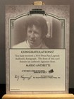 2010 Press Pass Motorsports Masters Mario Andretti Autograph Card Gold 34 Of 50