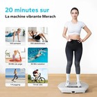 Merach Vibration Plate Weight Loss Whole Body Workout Fitness Exercise Machine