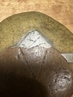 Vtg Belt Buckle Mixed Metal Brass  Copper  Silver  Signed Hand Crafted