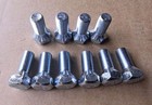 10pcs Wheel Lug Bolts K3211-17120 Replacement For Kubota 7 16-20  Silver 