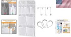 Compact Over The Door Shower Caddy - 8-inch Mesh Hanging Organizer For Bathrooms