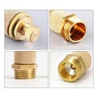5pcs Sinter Bronze Pneumatic Muffler Silencer Air Flow Speed Control 1 8  Valve