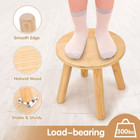 Wooden Step Stools For Kids 10 Inch Solid Chairs Perfect Matched Sensory Table