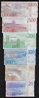 Sweden  1000   500  200  100   50  20    Kronor   2016 -2018   Gem Unc