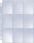  10  Ultra Pro 9-pocket Sport Trading Card Album Sheet Pages Baseball Gpk Gaming