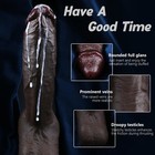 Sexgene 8 66 Inch Realistic Black Dildo Sex Toys Real Skin Silicone Thick Dil   