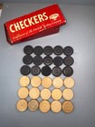 Vintage 1940 s Coca Cola Wooden Checkers Complete Set In Original Box
