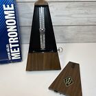 Wittner Metronome Walnut  Wood Tone  Wind Up- Made In Germany