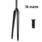700c Bicycle 1 Inch 25 4 Mm Road Bike Carbon Fiber 1  Steerer Tube Rigid Fork