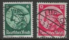 1933 Germany  Complete Set Frederik The Great Issues Used     48 00