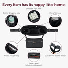 Universal Stroller Organizer   Minimalist Caddy With 2 Insulated Bottle Holder  