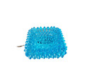 Vintage Blue Glass Hobnail Ashtray Small 3 x3 