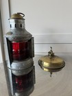 Antique Vintage Ship Lantern Light Nautical Boat Geo B Carpenter Chicago