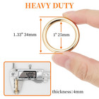 15pcs Metal Seamless Welded O Rings multi-purpose O-ring Hardware For Crafts Dog