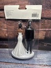 Wilton Bride And Groom Wedding Cake Topper African American Modern Tiara 6   