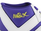 Lakers Magic Johnson Signed Right Purple   White Converse Weapon Shoe Bas Wit 3