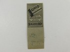 Ohio Blue Label Blades Extra Thin Vintage Matchbook Cover