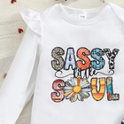 3pcs Newborn Baby Girl Clothes Long Sleeve Romper Infant Baby Leopard Outfits