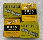 Vintage 4  Fuse Boxes W  16  Fuses Littelfuse  Buss  Advertising