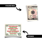 10k  10 Money Drop Cards Printed  Marketing Cards  Business Cards Printed flyer