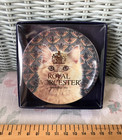 Vintage Royal Worcester Ivory Cats Miniature Plate Lesley Anne Ivory 2001 New