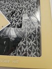 New Michael Kors Hat   Scarf Gift Set Gray   Black Nib Logo Mk Winter Beanie