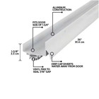36 In  White Aluminum U-shape Screw-on Under Door Seal