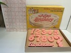 Vintage 1960s Plastic Happy Birthday Cake Anniversary Decoration  1-100 Year Mcm