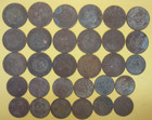 Lot Of 30 China Empire Republic Various Coins 1900s  Misc  Years  Types   Denom 