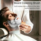 Men s Bristle Shaving And Beard Brush Set - Perfect For Grooming  Shaving  An   