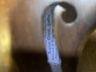 Antique German Violin C 1900   1930     One-piece Flamed Maple     1915 Repair Label    