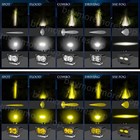 2pcs 3inch Led Cube Pods Work Lights Fog Driving Lamp Off Road Atv 4wd Truck Suv