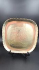 Vintage Arthur Armour Gold Hammered Aluminum Trays Mid Century
