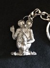 Vintage  Rat Fink Solid Metal Keychain Great For Any Hot Rider