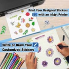300 Sheets Koala Sticker Paper 8 5x11 Matt White Full Sheet Label Inkjet   Laser