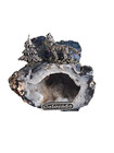 Vtg  Colorado Genuine Rock Cave Metal Wolf  3  Long Geode Mining Souvenir Piece