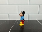 Vintage Mickey Mouse Pvc Figurine Blue Shirt Red Pants Hands In Pockets