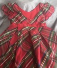 Child Holiday Dress matching Headband Set 2t