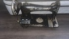 Antique Pre-1930 Sewing Machine Black Ornate Design Electric Motor