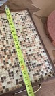 Vintage Mid Century Danish Modern Geometric Tile Top Mcm Coffee Accent Tray 